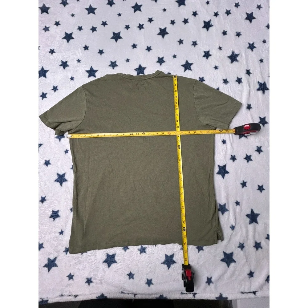 Banana Republic Luxe Touch Performance Tee Mens XL Green Short Sleeve T Shirt